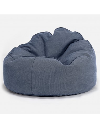 Pouf Poire, Archi - Stonewashed Bleu Marine les ctes