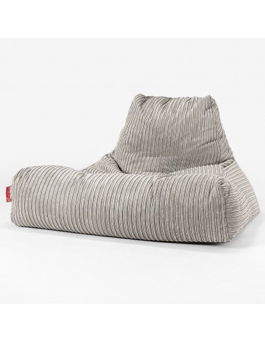 Gros Pouf Fauteuil Relax - Côtelé Vison du meilleur 