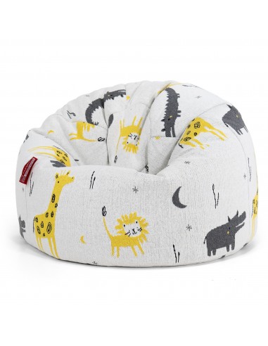 Pouf Poire Classique Enfant 1-5 ans - Tricoté Safari le des métaux précieux