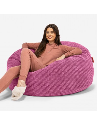 Canapé Pouf Géant Mammouth - Pompon Rose l'achat 