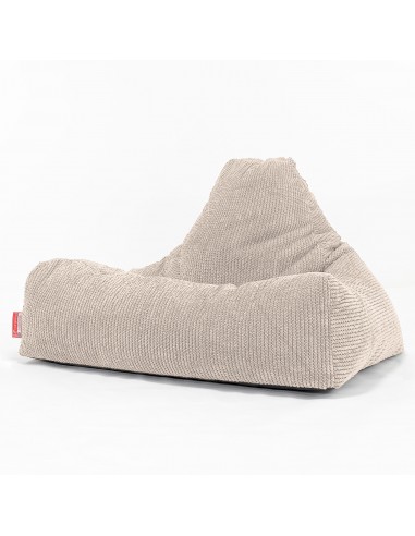 Pouf Fauteuil Relax - Pompon Crème Les magasins à Paris et en Île-de-France