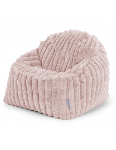 Le Pouf Enfant Doudou 2-6 ans - Velours Côtelé Ultra Pelucheux Rose Pastel Comparez plus de prix