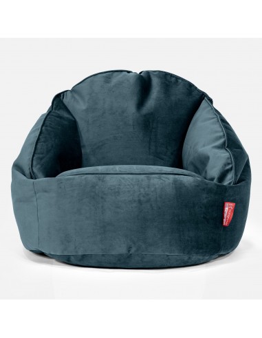 Pouf Chaise Bubble - Velours Mer Égée du meilleur 