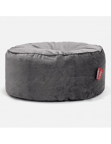 Pouf Design Rond - Velours Anthracite pour bénéficier 