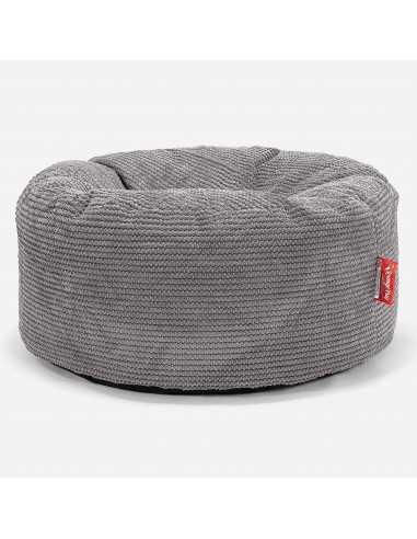 Pouf Design Rond - Pompon Anthracite vous aussi creer 