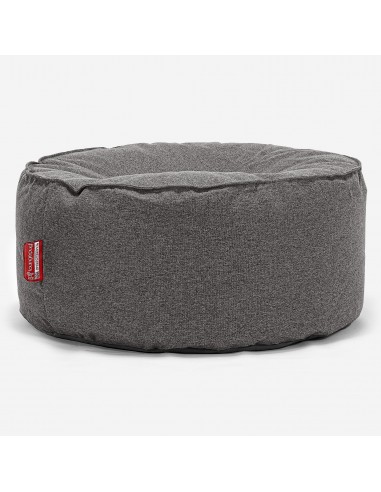 Pouf Design Rond - Interalli Laine Gris s'inspire de l'anatomie humaine