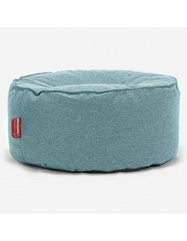 Pouf Design Rond - Interalli Laine Aqua En savoir plus